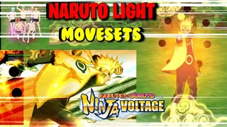 NARUTO UZUMAKI (SIXT PATHS SAGE MODE : LIGHT) MOVESET • FIRST KIT (OLDKIT) • NxB NINJA VOLTAGE