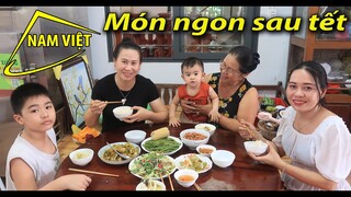 Gỏi soài khô sặc ( khô lóc nướng than ) món ngon sau tết  [Nam Việt 1949]