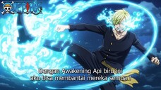 ONE PIECE TERBARU! EDAN! MODE TERKUAT HAOSHOKU HAKI DAN AWAKENING API BIRU SANJI!