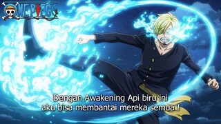 ONE PIECE TERBARU! EDAN! MODE TERKUAT HAOSHOKU HAKI DAN AWAKENING API BIRU SANJI!