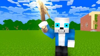Minecraft: High energy is coming, Entity 303 summons a giant to attack Monster Academy, what should 