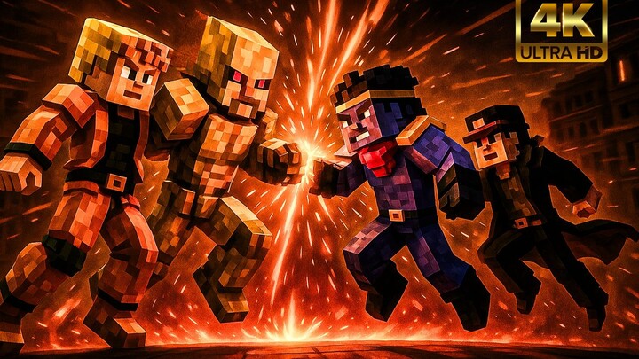 【Minecraft/JOJO】名场面！我的世界风格的DIO VS 承太郎