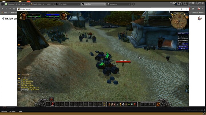 VIda de gm aqui no WoW-VIcious melhor servidor br 3.3.5 link na bio