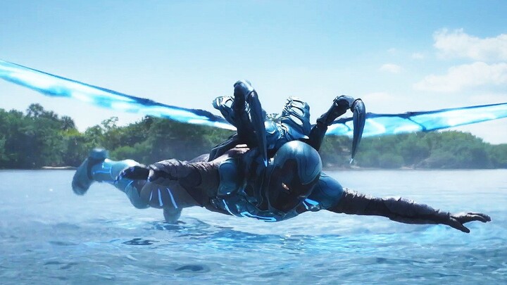 Cool! Alien biotechnology possessed! DC's new movie "Blue Beetle" released its first trailer, featur