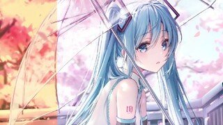 [Hatsune Miku có thể thay đổi theo thời gian] Hình nền sống Sakura Rain