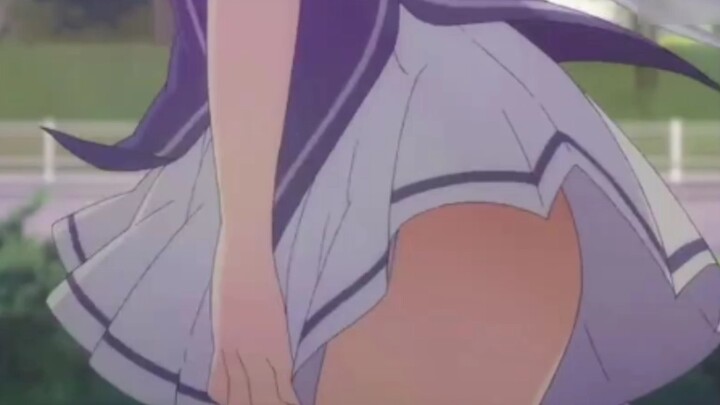 新转来的白毛妹竟然打真空上学