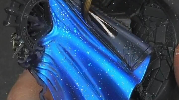 【elminiaturista】Tips for painting a starry sky cape