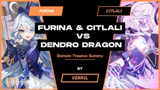 Kombinasi Furina & Citlali melawan sang Naga Dendro‼️