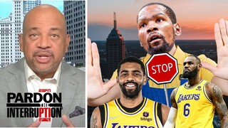 Pardon The Interruption | Michael Wilbon latest Kyrie-KD coverage: Lakers are being barricaded by KD