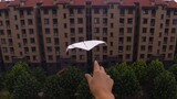 [Origami] Glider sayap kelelawar, pesawat kertas yang bisa berubah