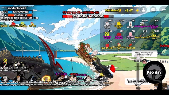 chơi câu cá vạn cân