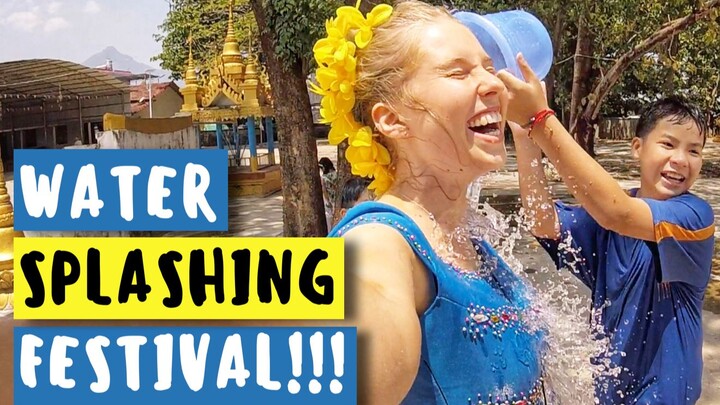 I experienced the Water Splashing Festival this year!!!
