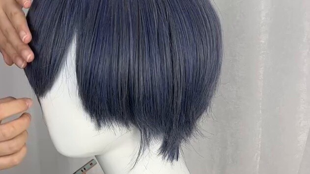 [Manluo] Black Butler Shire fake hair tutorial cos wig styling tutorial
