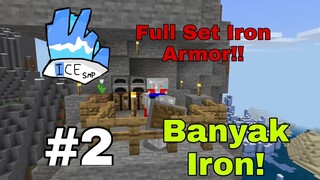 Dapet Banyak Iron Hasil Mulung Di Goa Realm ICE SMP!! -ICE SMP S1#2