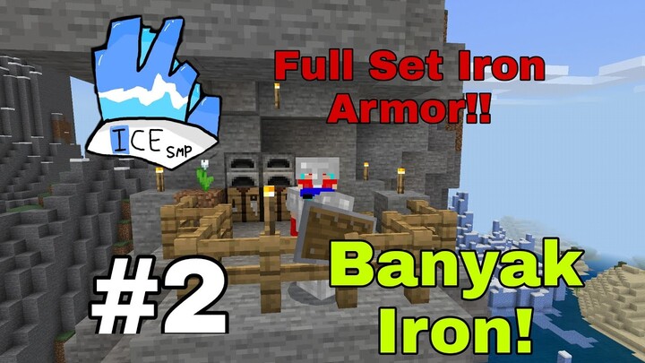 Dapet Banyak Iron Hasil Mulung Di Goa Realm ICE SMP!! -ICE SMP S1#2