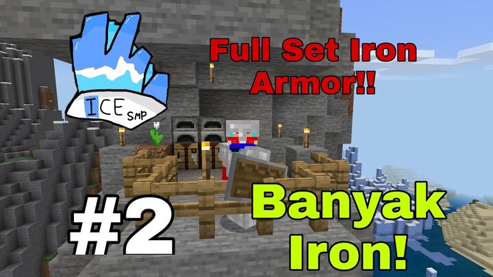 Dapet Banyak Iron Hasil Mulung Di Goa Realm ICE SMP!! -ICE SMP S1#2