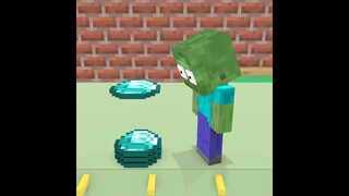 Baby Zombie Wins Ziczac Game - Minecraft Animation Monster School