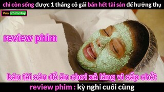 nếu Chỉ Còn 1 tháng Để Sống bạn có dám Như Cô Gái Này - review phim Kỳ Nghỉ Cuối Cùng