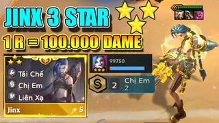 1 R = 100K DAME? JINX 3 SAO + ĐỒ THẾ GIỚI HỦY DIỆT CẢ ĐTCL MÙA 6 LÀ ĐÂY