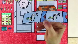 [Animasi stop-motion] Mesin penjual pizza otomatis yang menyenangkan dan lezat｜SelfAcoustic