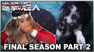 Attack on Titan FINAL SEASON Part 2 TRAILER REACTION!