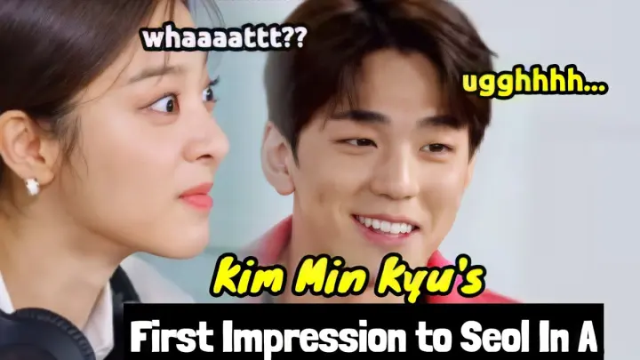 Business Proposal l Kim Min Kyu's First Impression to Seol In A #fyp