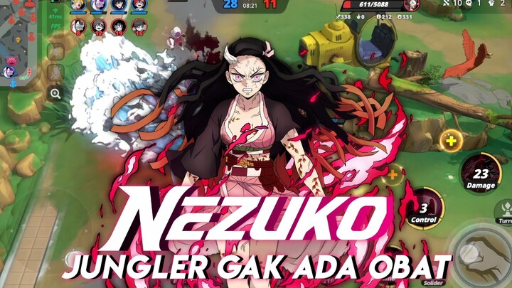 NEZUKO MASUK GAME MOBA 😱