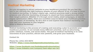 Medical Marketing