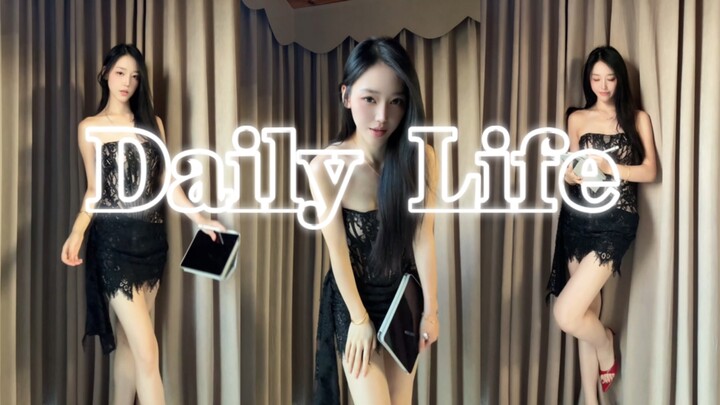 [Xiaoyu Zhou] Fishbone Lace Mini Dress Edition~