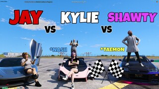 Hinamon ko ng KARERA sila JAY, SHAWTY, TAEMON (PANALO KAYA?) | GTA 5 RP