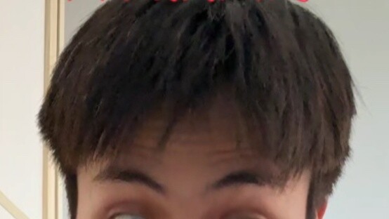 When you find your parents start to look at your face and talk to you