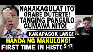 MATAGAL NA ITINAGO SA MEDIA! DUTERTE NAIYAK! REACTION VIDEO