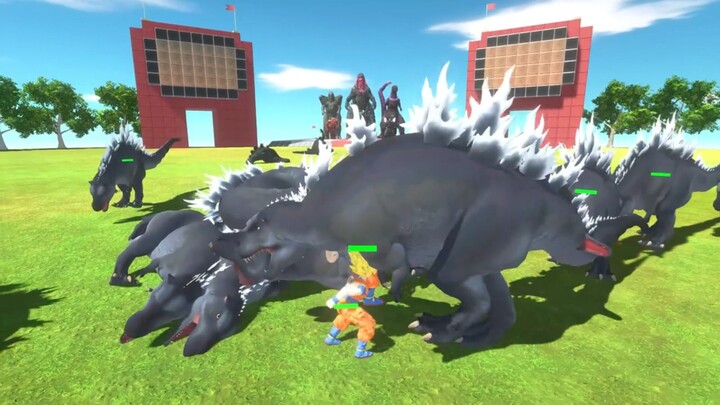 Thermo Evolved Godzilla vs. Goku Power