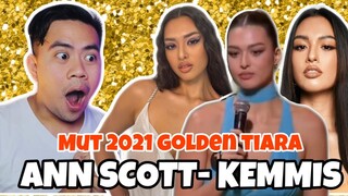 ATEBANG REACTION | Anchilee Scott Kemmis Miss Universe Thailand 2021 GOLDEN TIARA #MUT2021