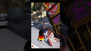 Shinchan container Gift 😱 #gta5 #shorts #shortsvideo #doraemon #sinchan