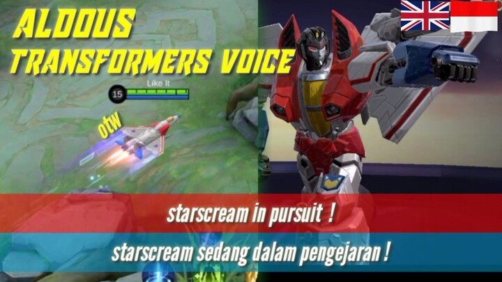 Suara Aldous Transformers