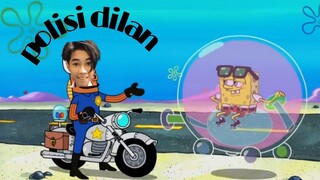 Spongebob ketemu polisi dilan 😂