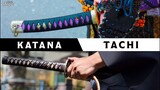 What are the Differences Between Katana & Tachi? About Naginata, Tanto, Wakizashi, ＆ Odachi