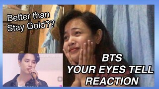 BTS - Your Eyes Tell Live Performance Reaction | BTS ARMY Philippines