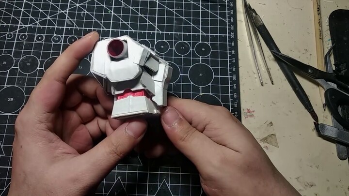 Paper Gundam Unicorn, all the armor that can be restored is restored (body part)