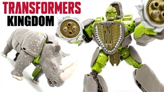 Transformers Kingdom Voyager Class RHINOX Review