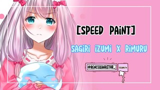 [Speed paint] sagiri x rimuru