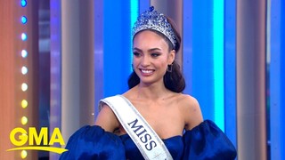 R'Bonney Gabriel talks historic win in Miss Universe 2023 | GMA