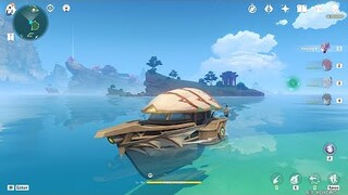 Traveling From Inazuma to Liyue using Waverider | Genshin Impact