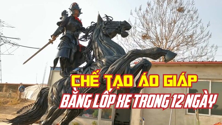 Chế tạo áo giáp bằng lốp xe trong 12 ngày!