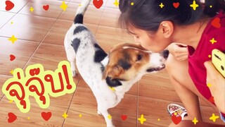 โลกของแสนดี ตอน สอนน้องจุ๊บเหม่ง