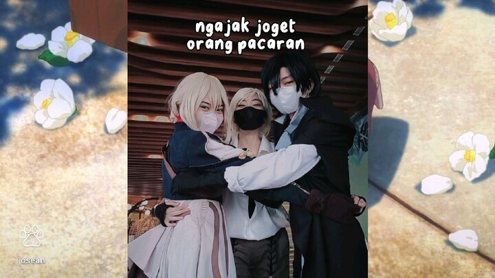 joget bareng couple orang 🙀 #benedictblue #cosplay