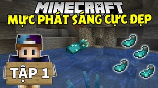 THỬ THÁCH SINH TỒN MINECRAFT 1.17 | Tập 1 | Mở Đầu Suôn Sẻ Và Gặp Mực Phát Sáng Cực Đẹp !!