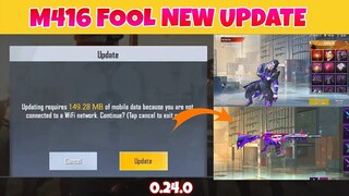 M416 Fool Update 😍| Pubg Lite New Update | Pubg Mobile Lite 0.24.0 Update | New Update Pubg M Lite