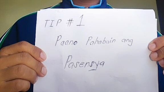 tips paano humaba ang pasensya nyo